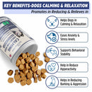 Dog Calming Treats for Stress, Aggression, Barking, & Anxiety Relief UK Made Calming Chews
