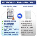 Dog Calming Treats for Stress, Aggression, Barking, & Anxiety Relief UK Made Calming Chews