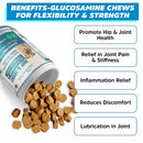 Hip & Joint Supplement for Dogs - Mobility & Joint Health Support with Glucosamine